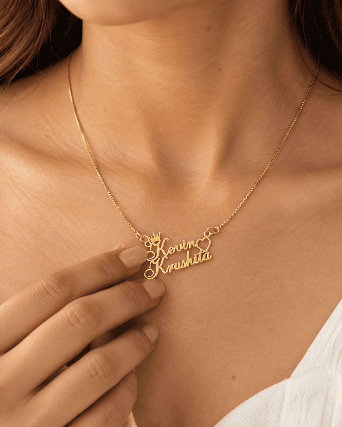 Couple Name Necklace
