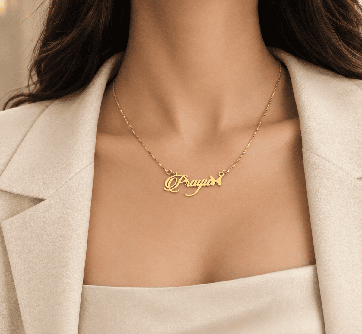 Single Name Necklace