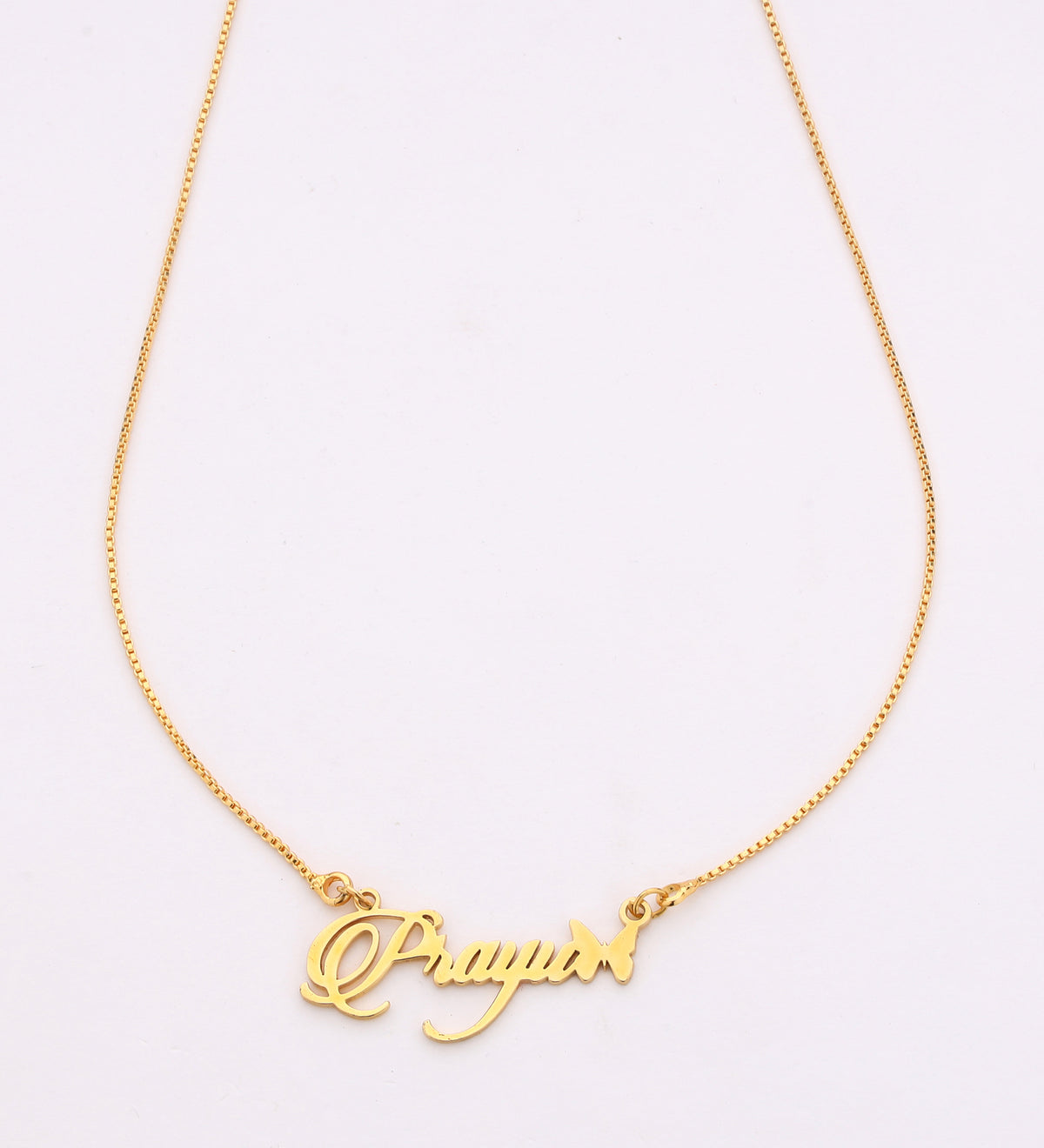 Butterfly Name Necklace