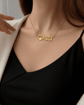 “Infinity Love Heart” Couple Name Pendant