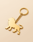 The King's Gold Lion Silhouette Charm