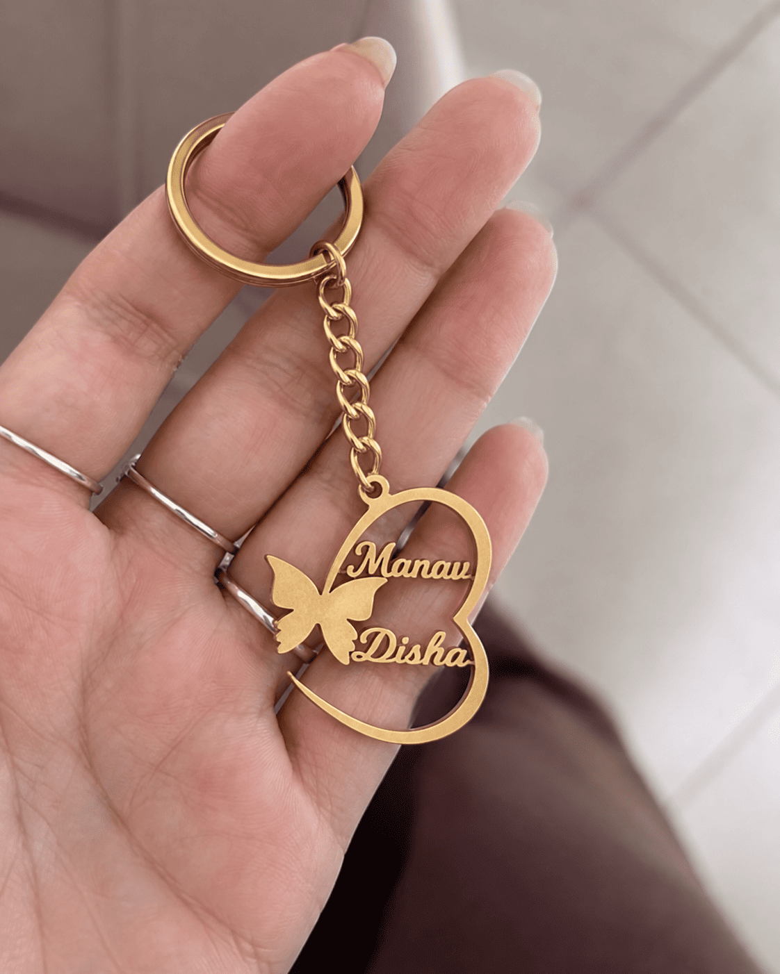 Love Knot Butterfly Charm