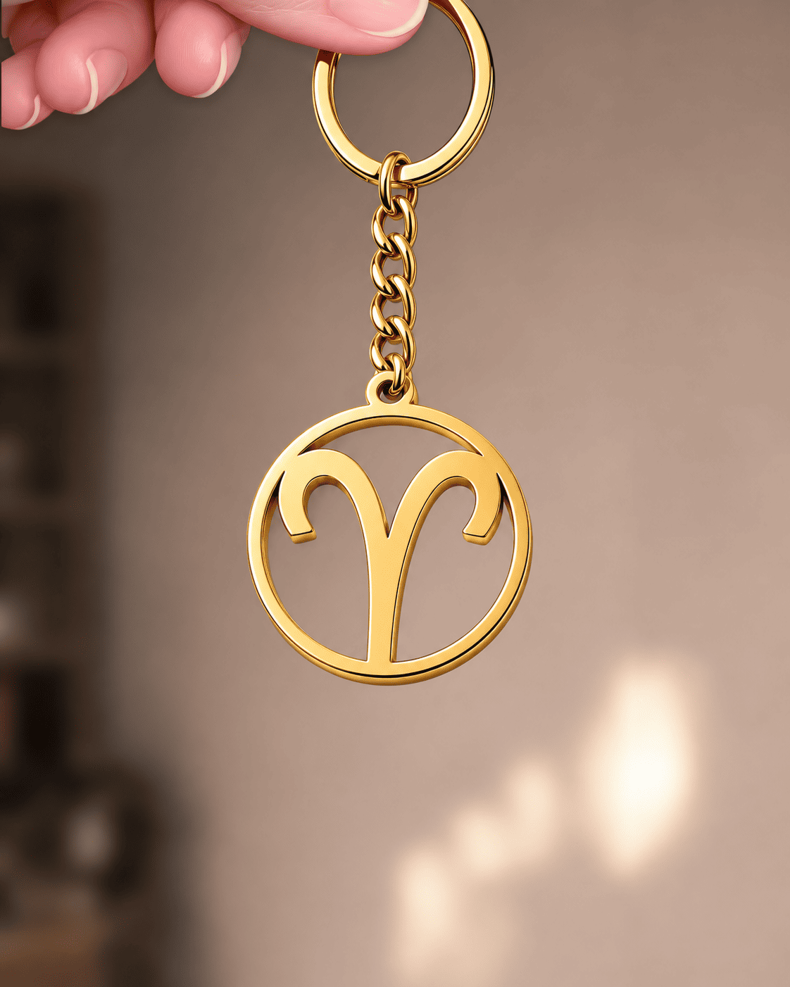 Fire Spirit Aries Keychain