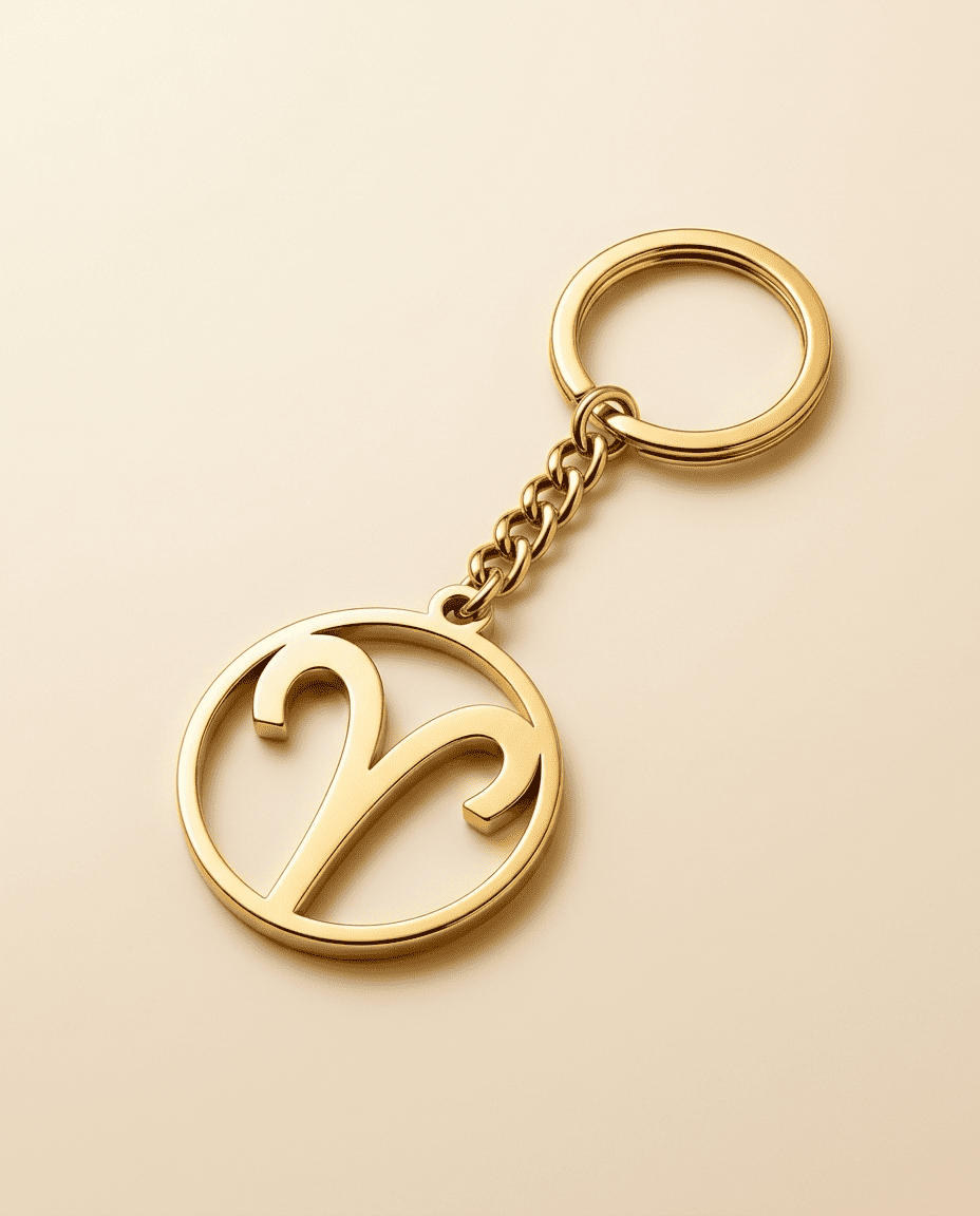 Fire Spirit Aries Keychain