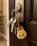 The Mischievous Monster Bunny Labubu Keychain