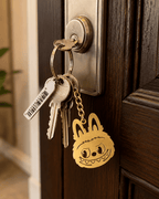The Mischievous Monster Bunny Labubu Keychain