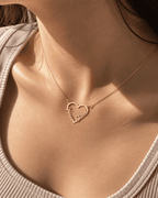 Heart Couple Name Necklace