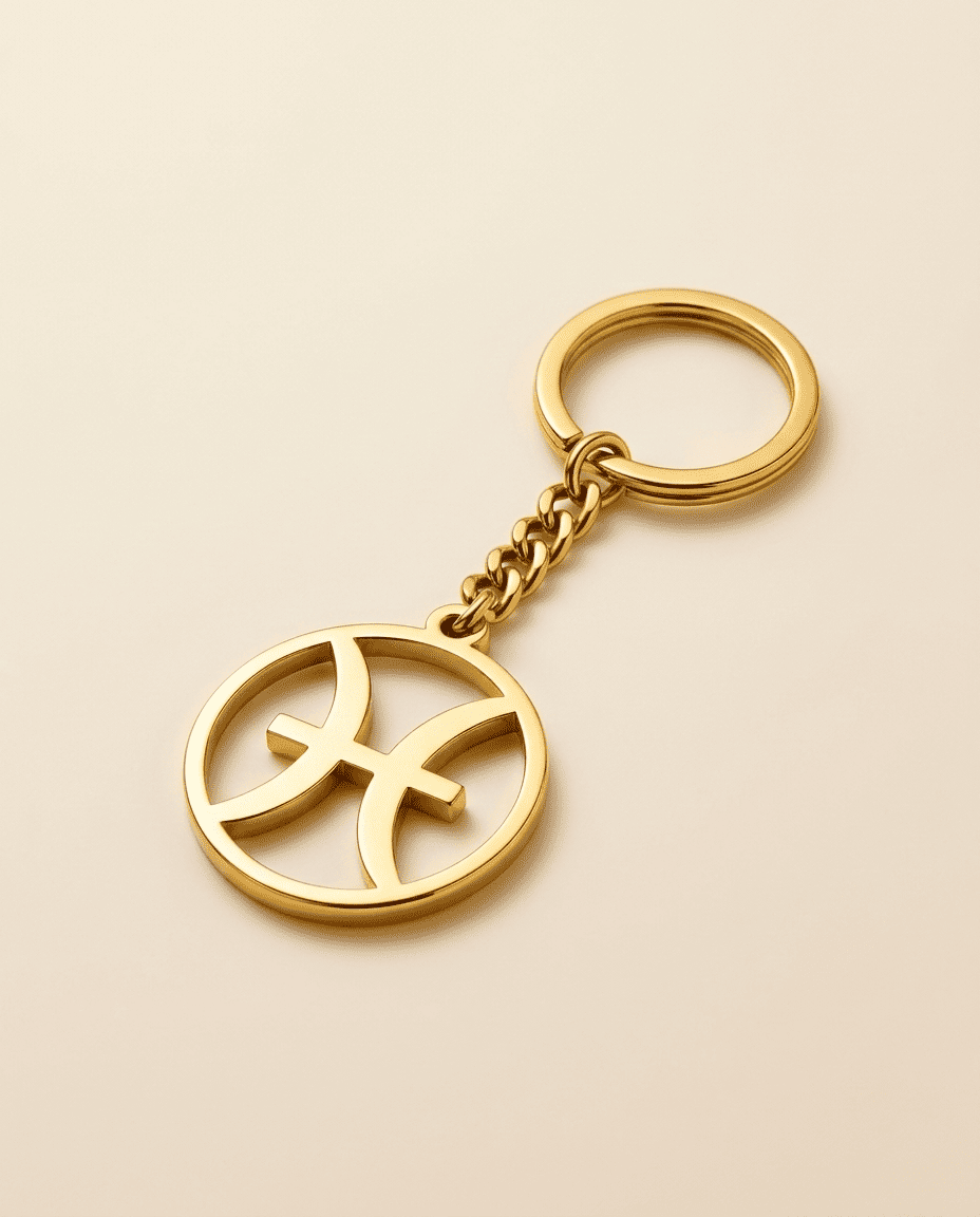 Ocean Soul Pisces Keychain