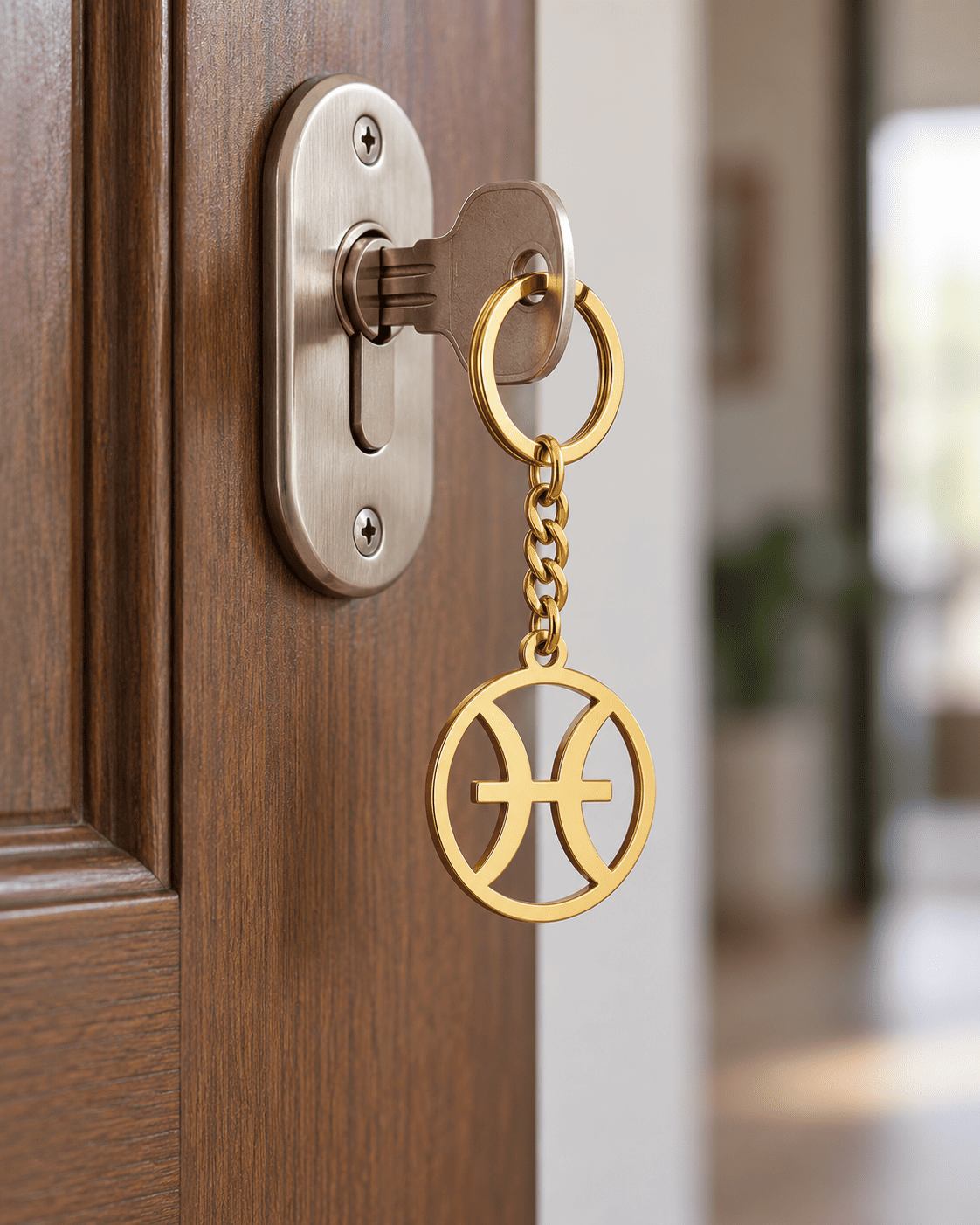 Ocean Soul Pisces Keychain