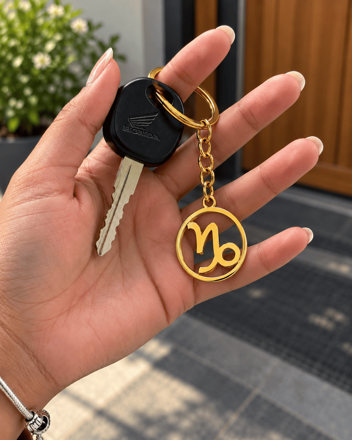 Mountain Spirit Capricorn Keychain