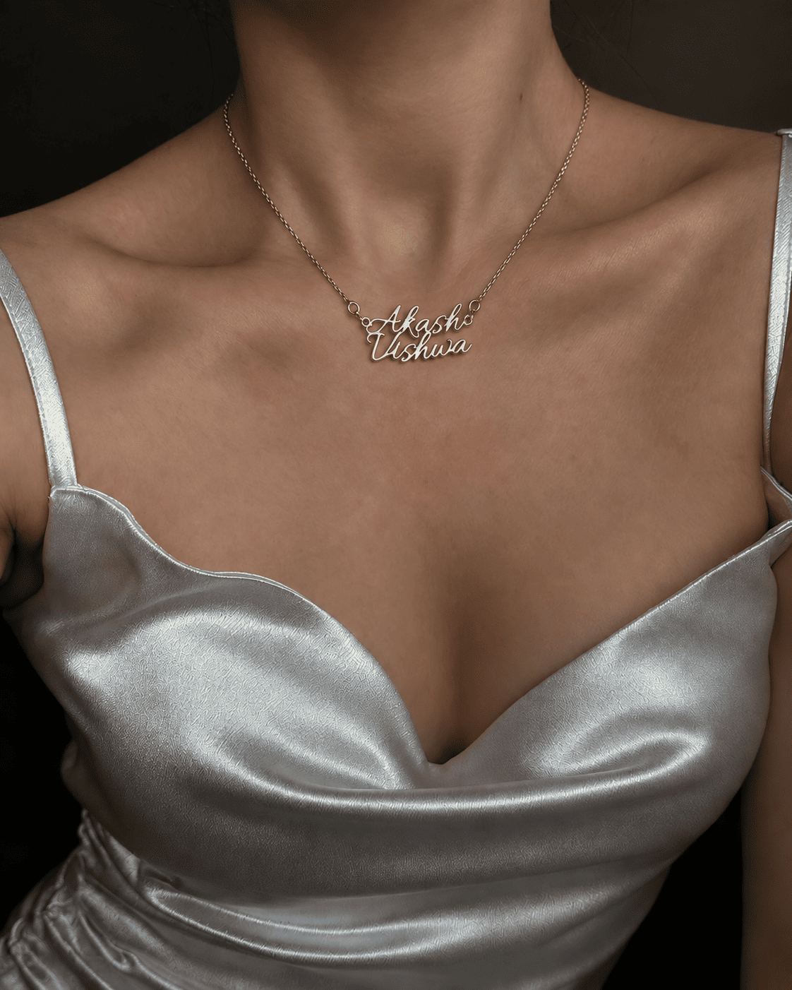 Classic Couple Name Necklace