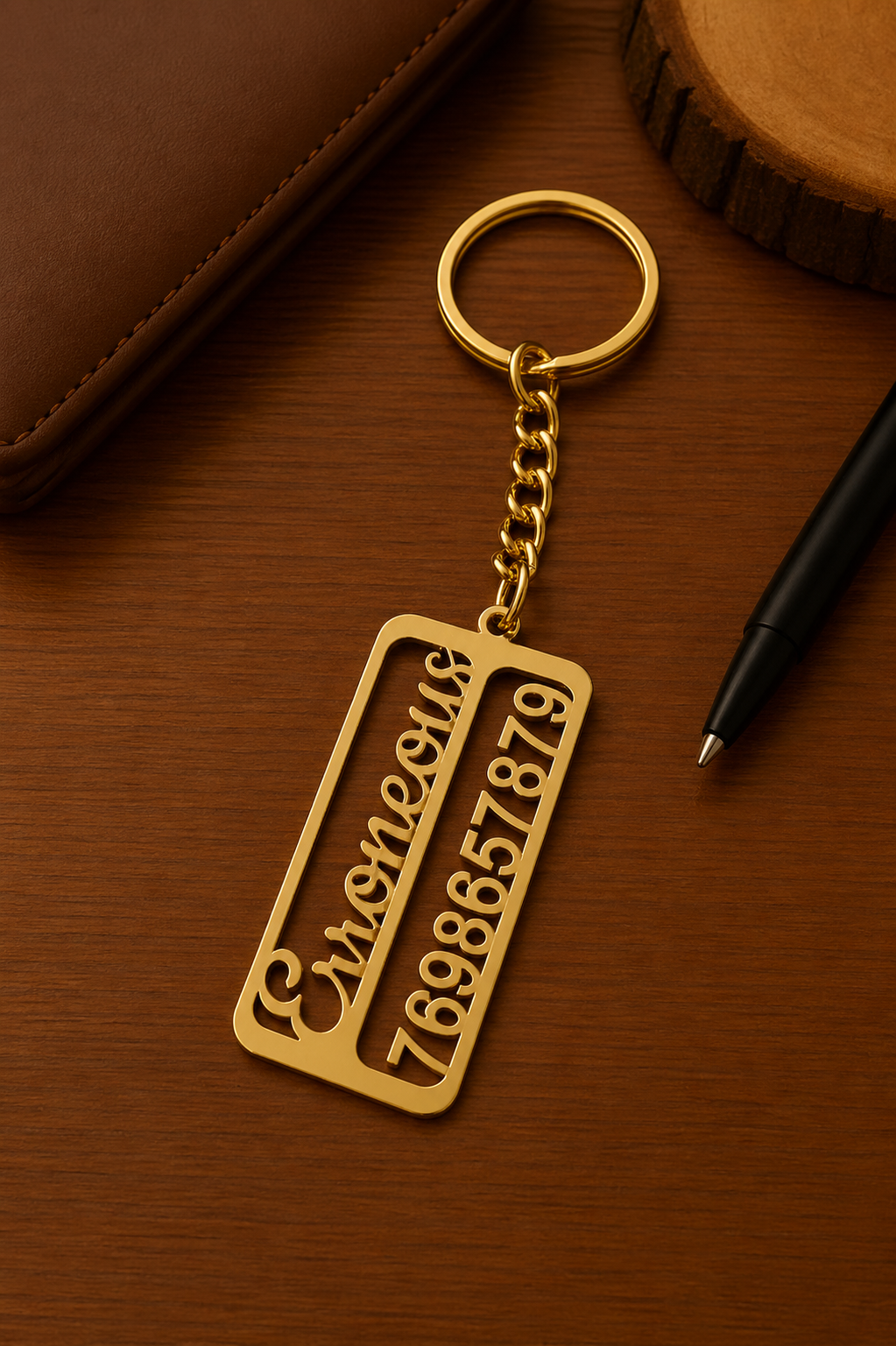 Custom Dual-Line Security ID Tag