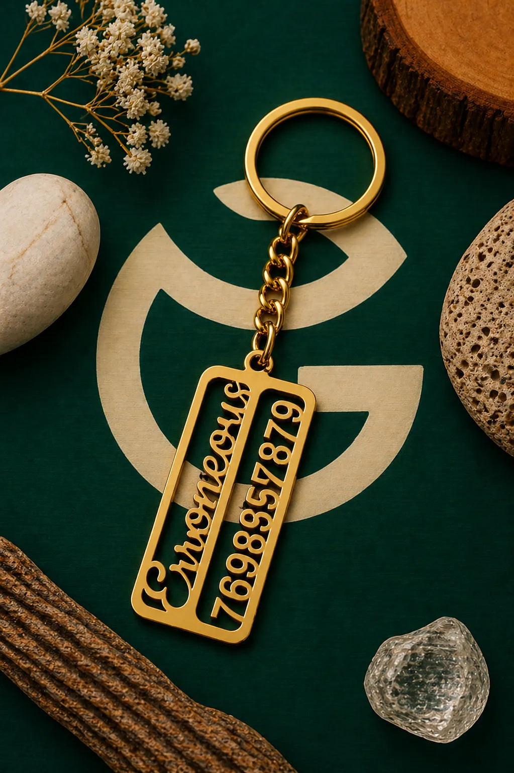 Custom Dual-Line Security ID Tag