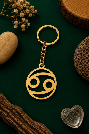 Lunar Cancer Gold Charm