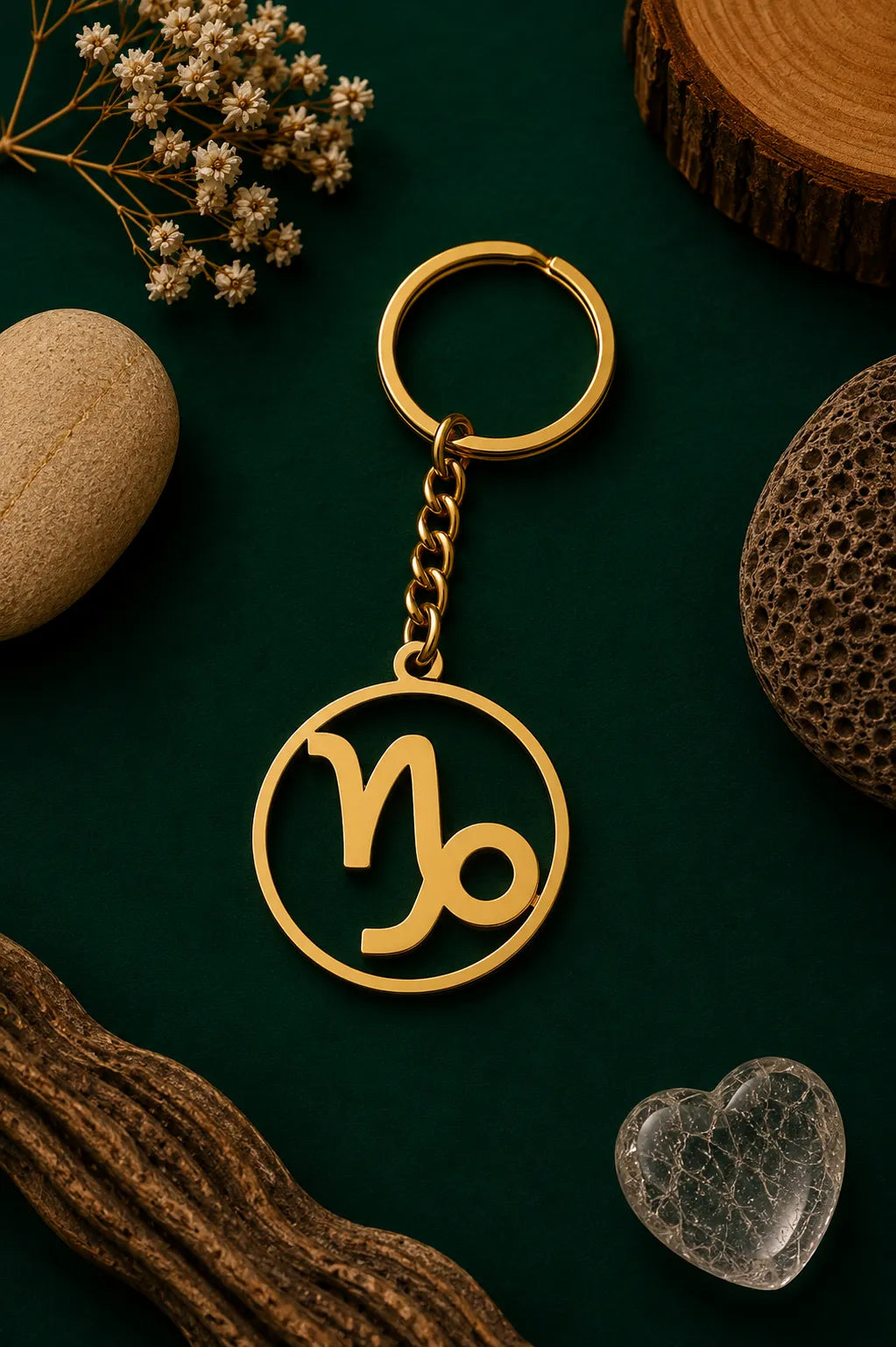 Mountain Spirit Capricorn Keychain