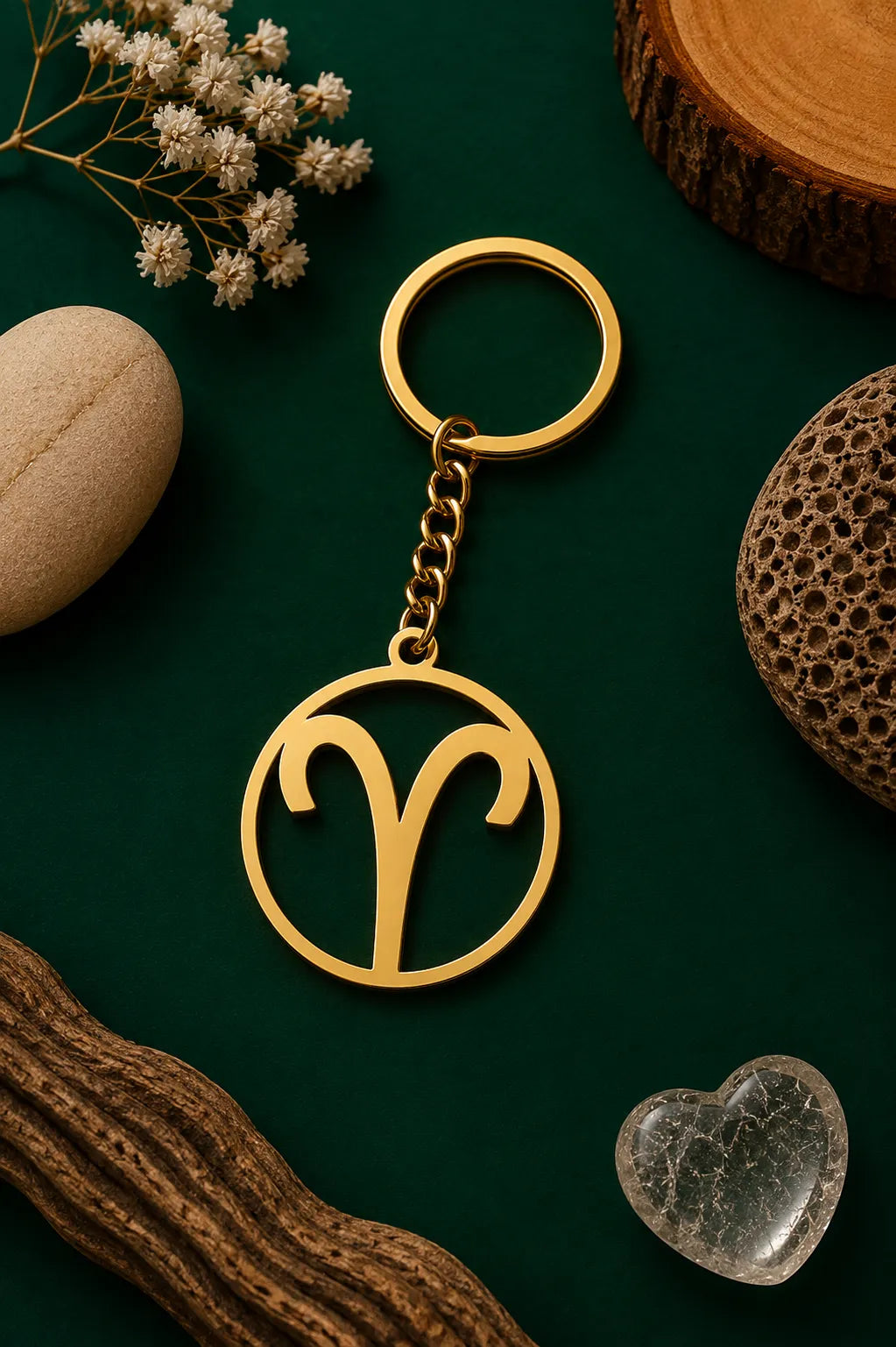 Fire Spirit Aries Keychain