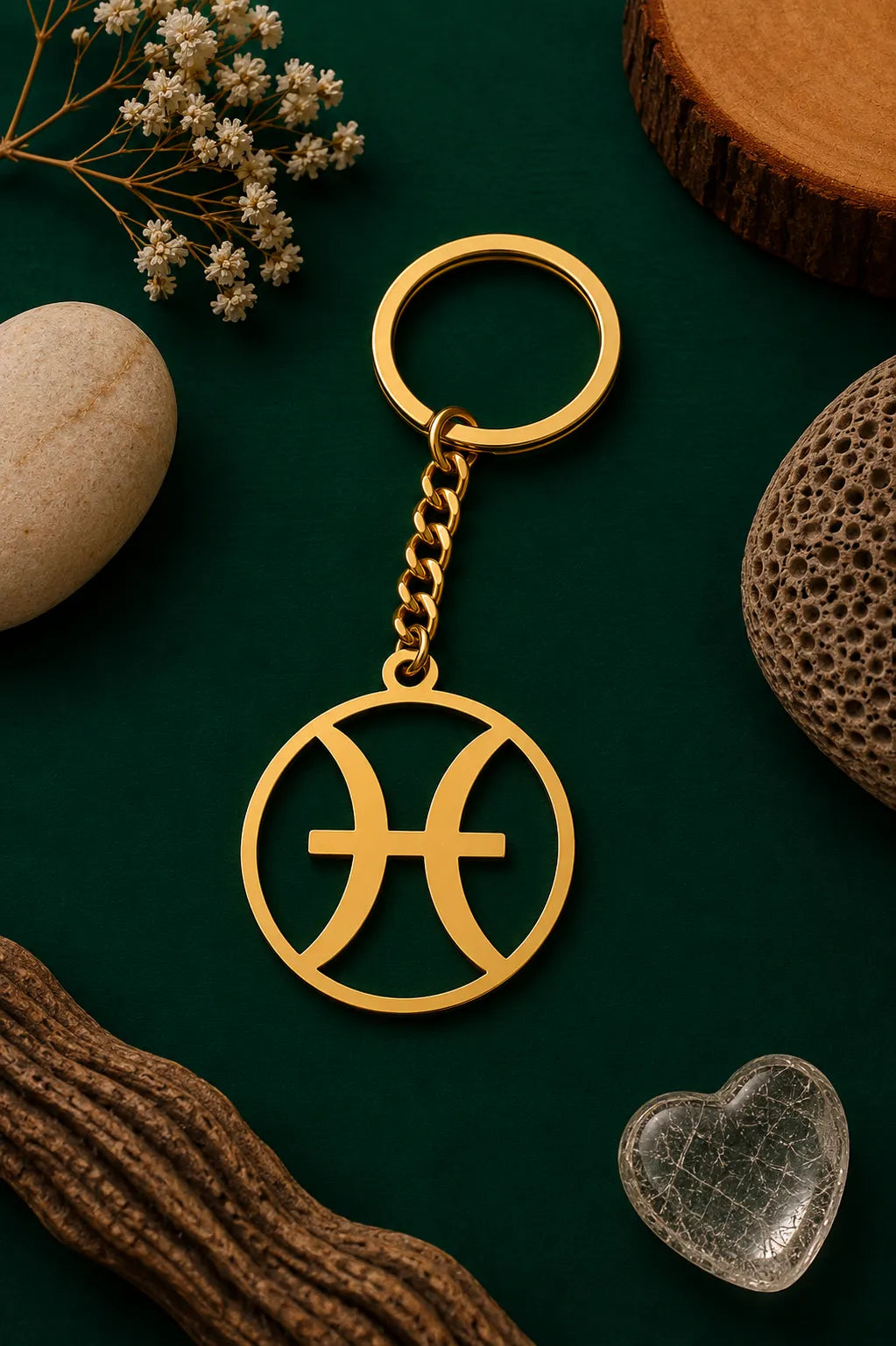 Ocean Soul Pisces Keychain