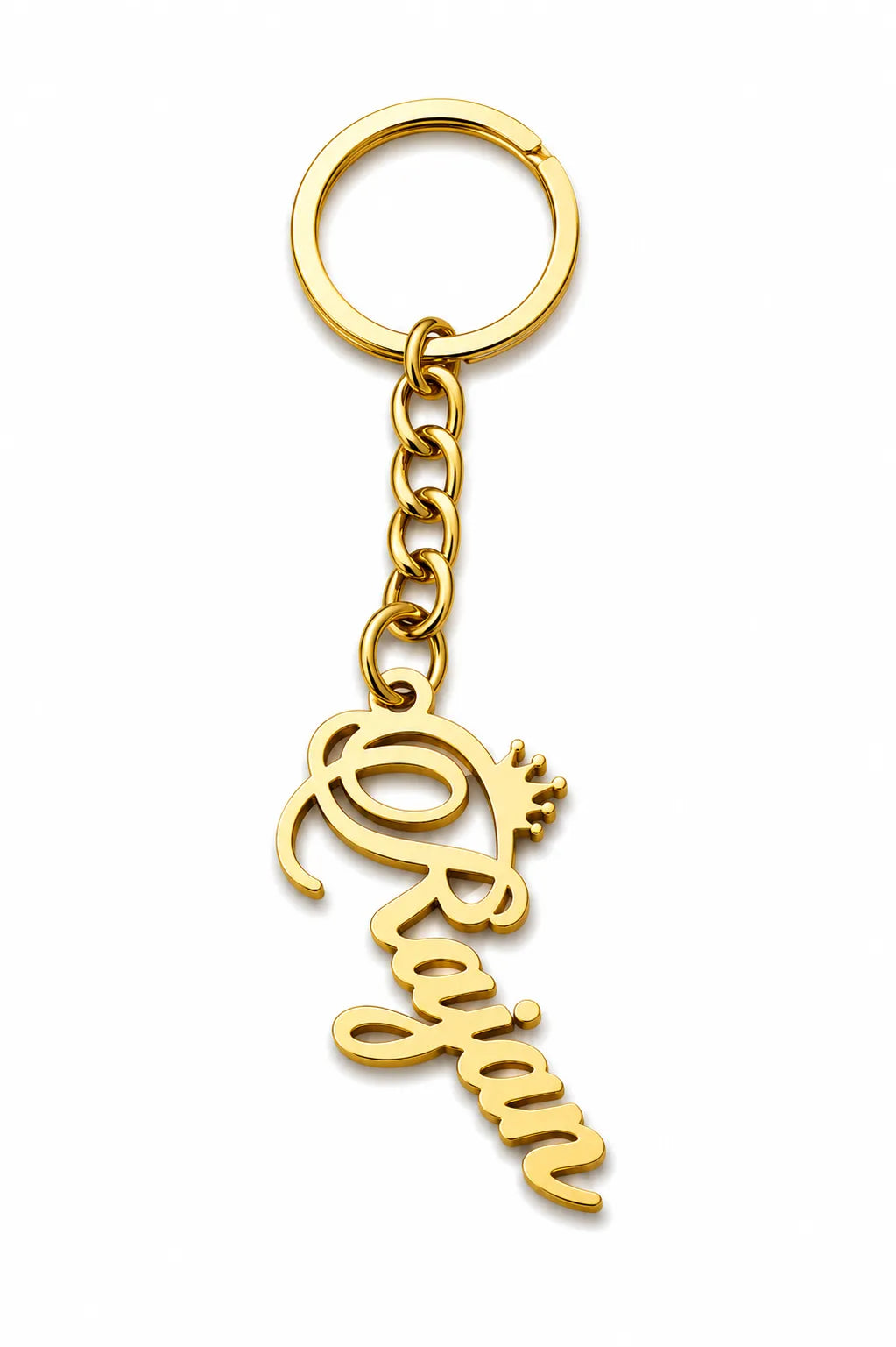 The Royal Name Crown Charm