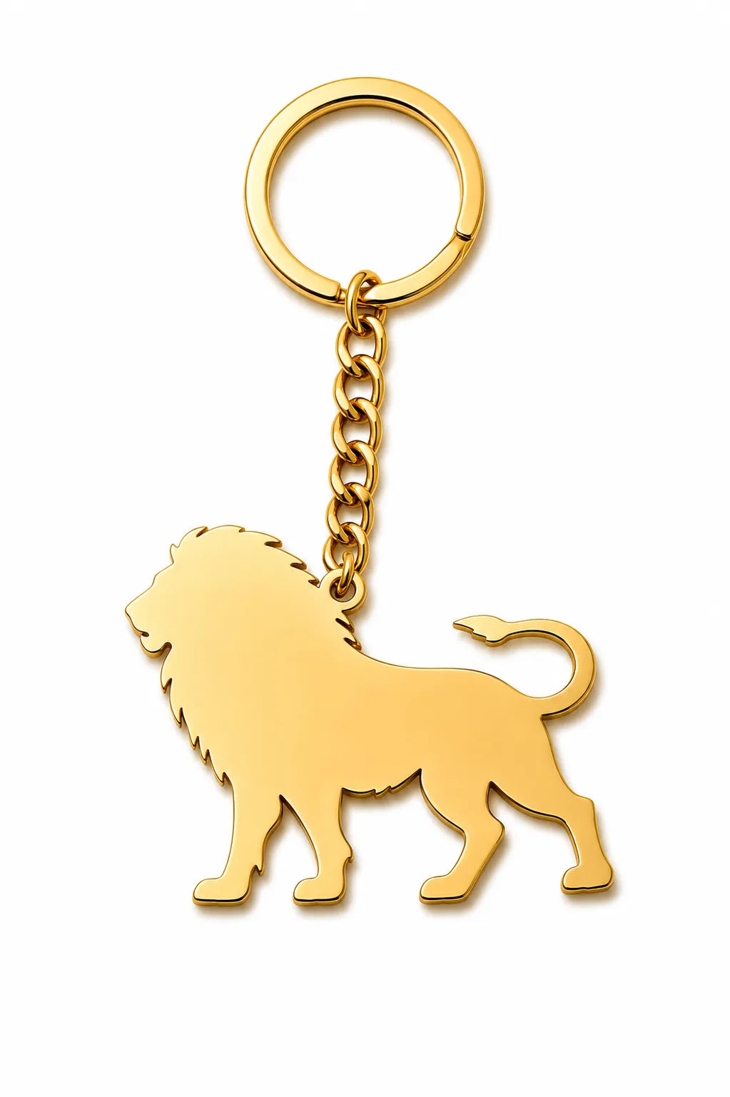 The King's Gold Lion Silhouette Charm