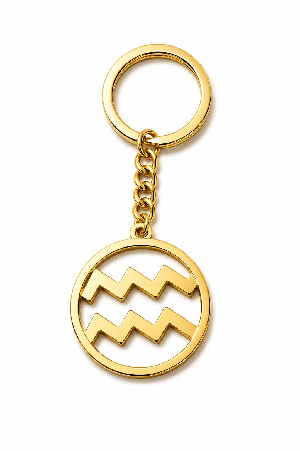 Mystic Wave Aquarius Keychain