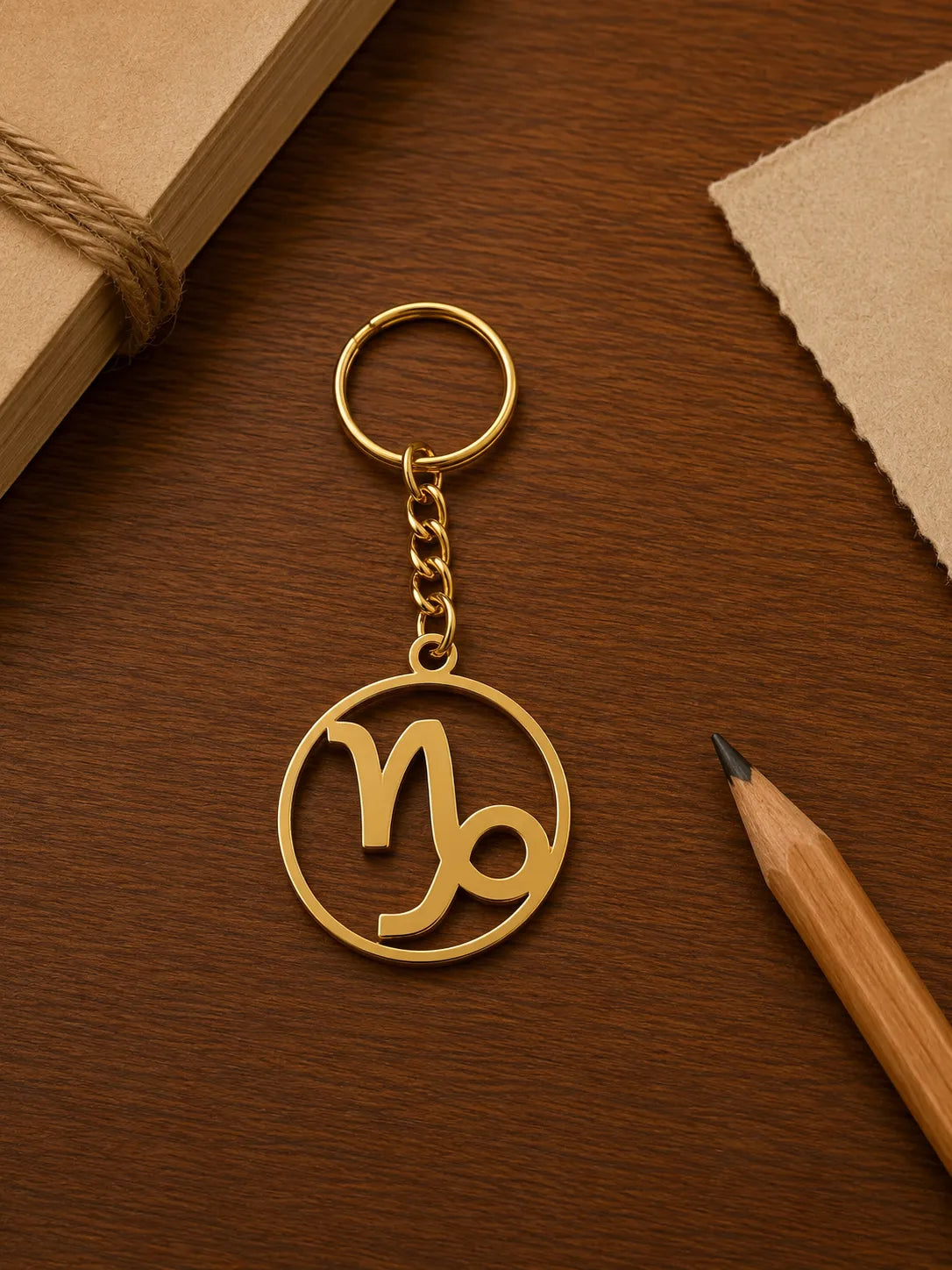 Mountain Spirit Capricorn Keychain