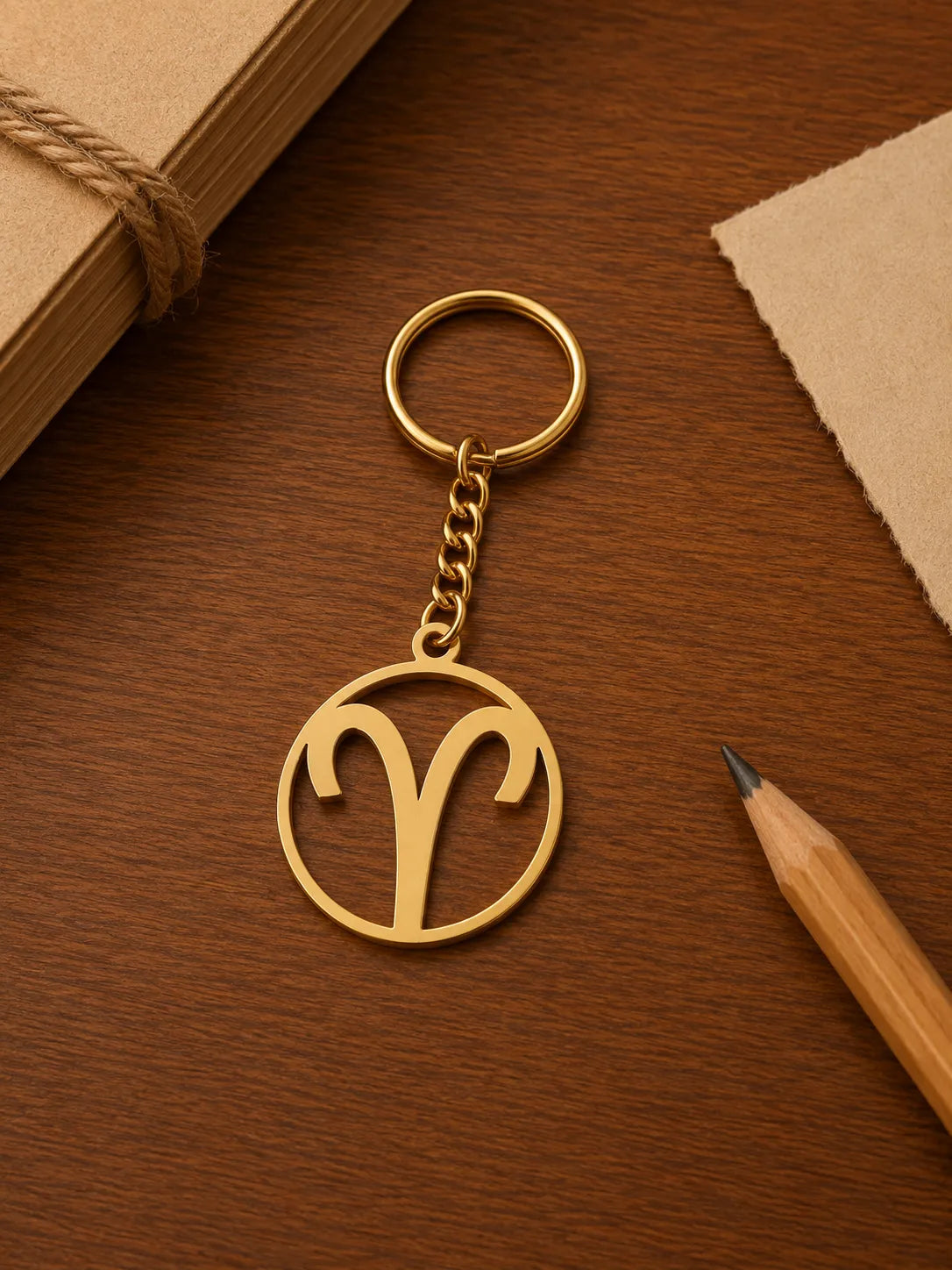 Fire Spirit Aries Keychain