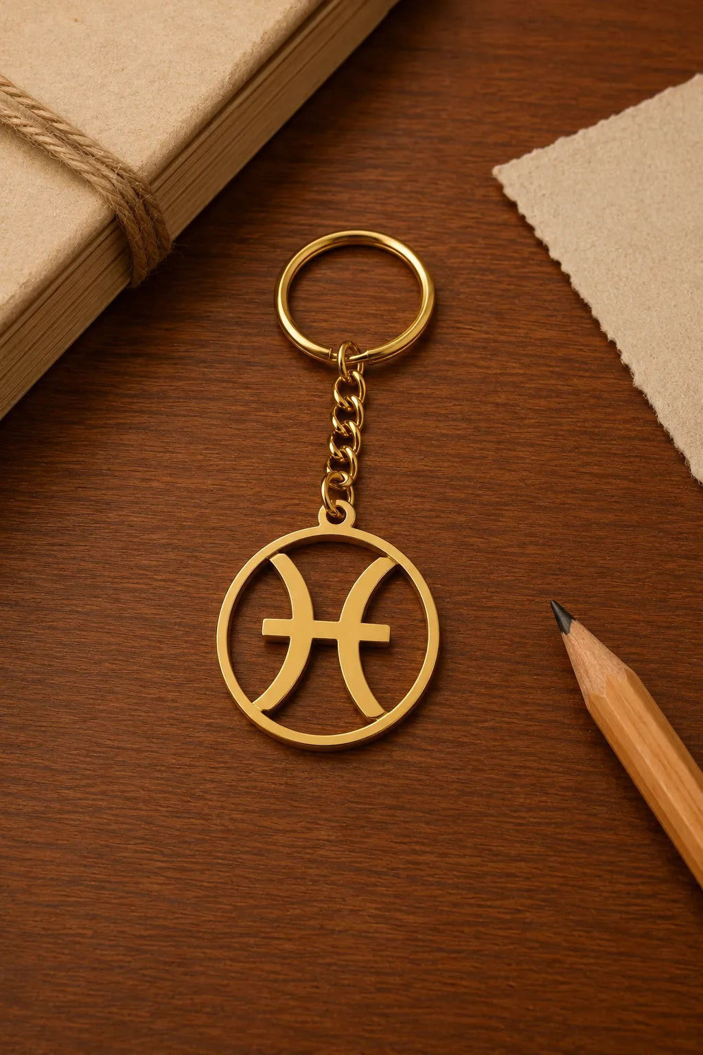 Ocean Soul Pisces Keychain