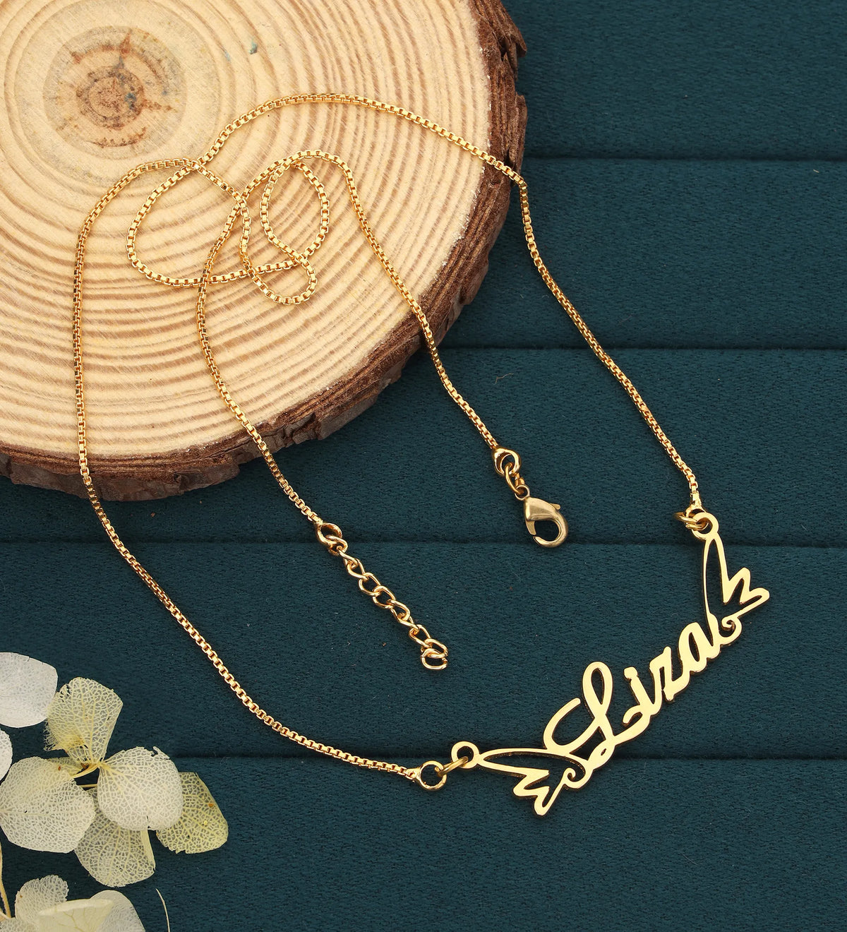 Celestial Wings Name Necklace