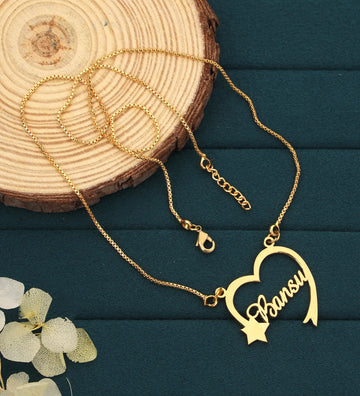 Magic Heart Name Necklace