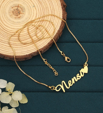 Love Script Name Necklace