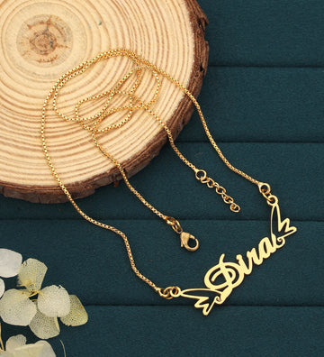 Pixie wings name necklace