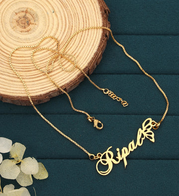 Graceful Wings Name Necklace