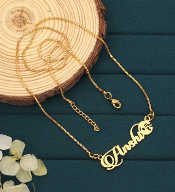 Romantic Kiss Name Pendant