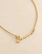 Cursive Signature Name Necklace