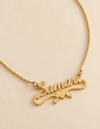 Delicate Heart Name Necklace