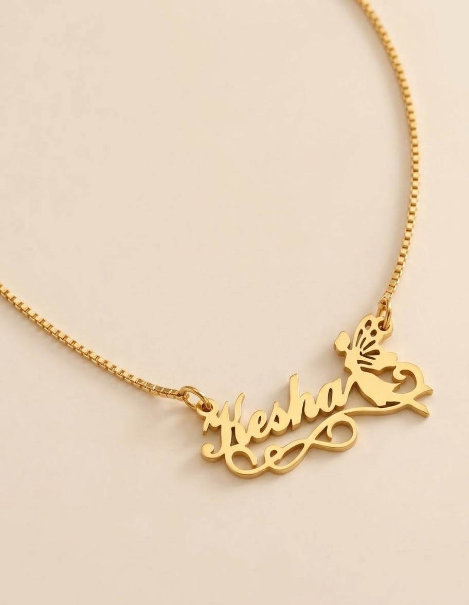 Fairy Angel Name Pendant