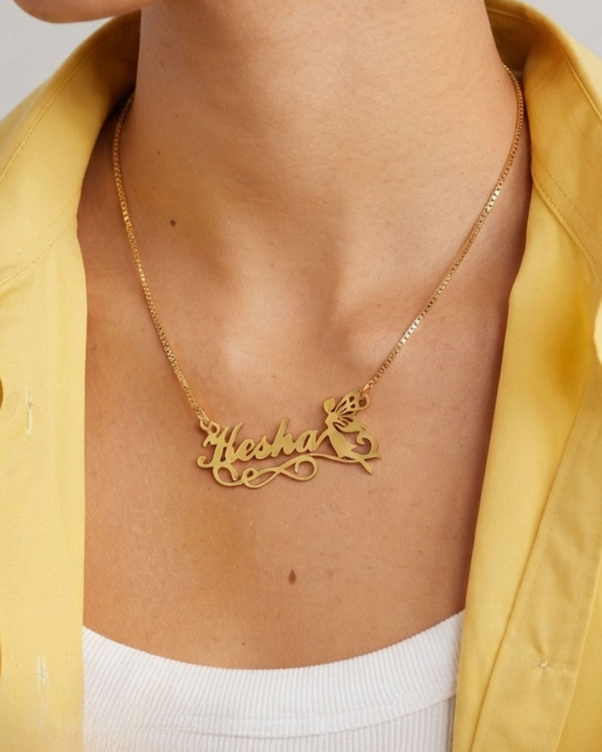 Fairy Angel Name Pendant