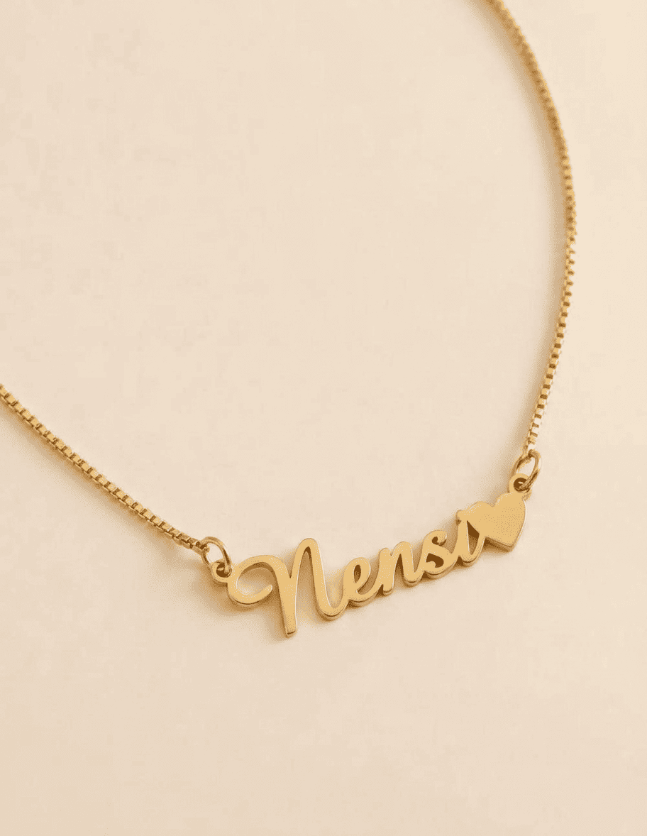 Love Script Name Necklace