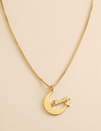 Lunar Love Name Necklace