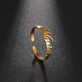 Classic Name Ring