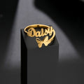 Butterfly Name Ring
