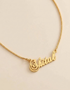 Signature Script Name Pendant