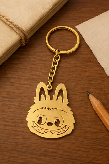 The Mischievous Monster Bunny Labubu Keychain