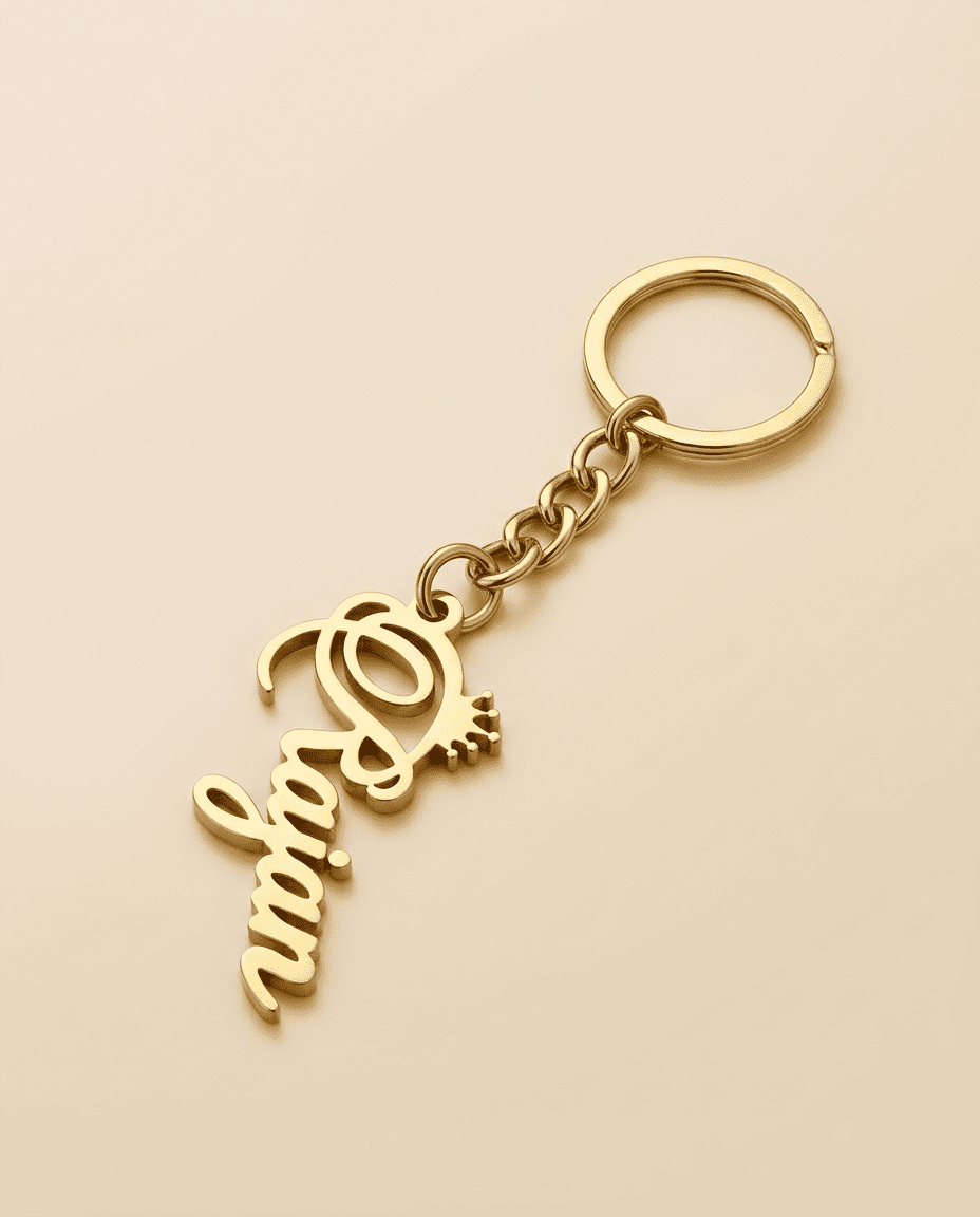 The Royal Name Crown Charm