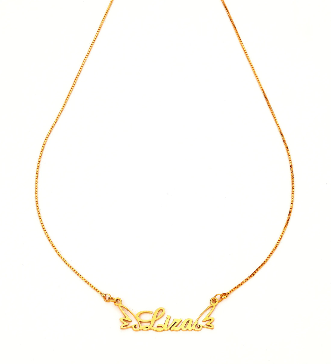 Celestial Wings Name Necklace