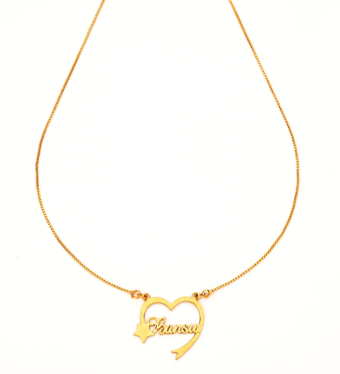 Magic Heart Name Necklace