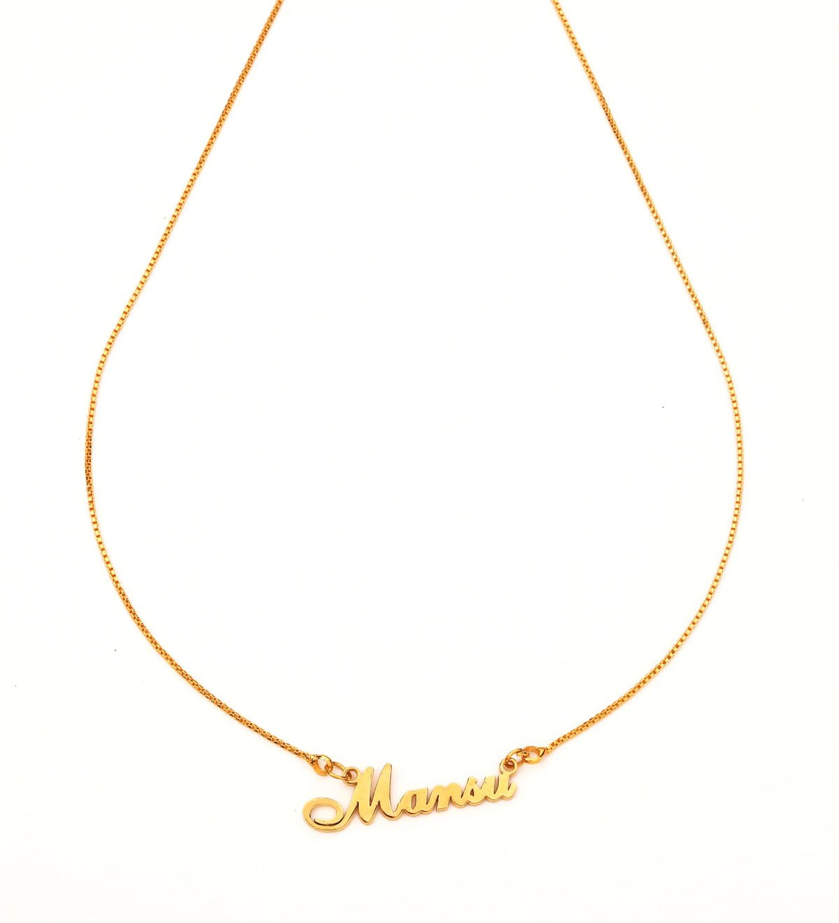 Timeless Script Name Necklace