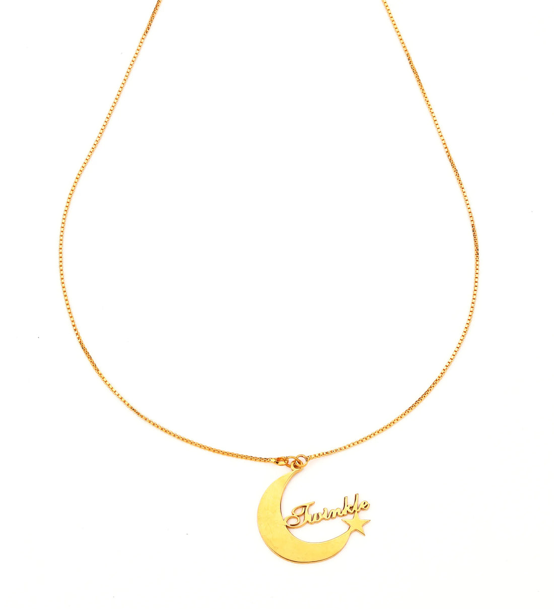 Lunar Love Name Necklace