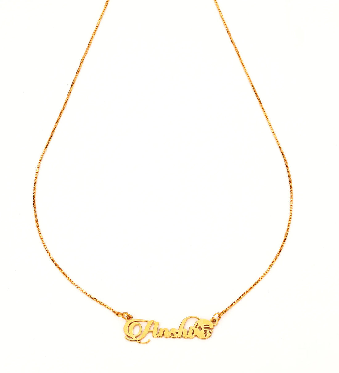 Romantic Kiss Name Pendant