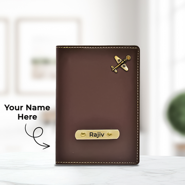 Brown Passport Cover